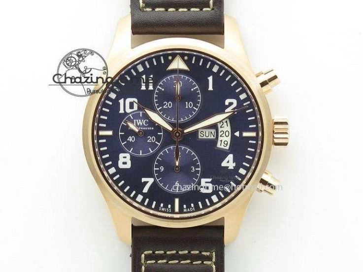 MIROTIME 0423 Calatrava 5524R Pilot Travel Time RG GRF Brown Dial on Brown Leather Strap MIYOTA TopPick 7155